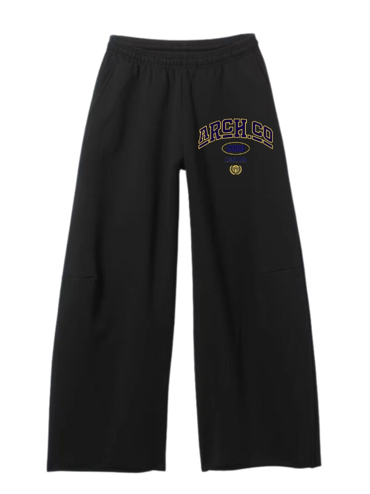 Heavy weight Black ARCH jogging bottoms