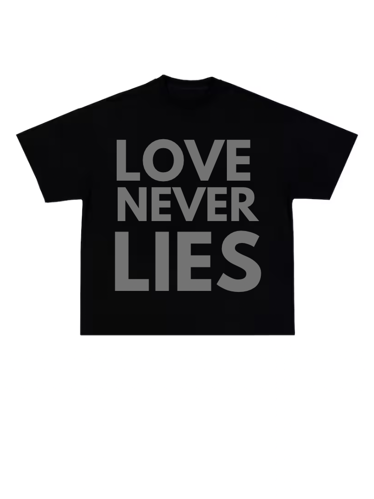 LNL CROPPED TEE BLACK/GREY